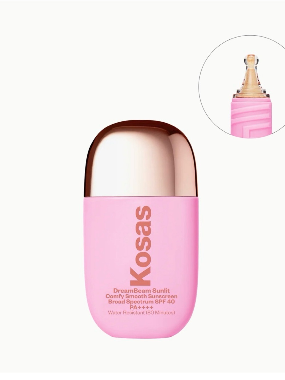 Kosas DreamBeam Sunlit Broad Spectrum SPF 40 Sunscreen
